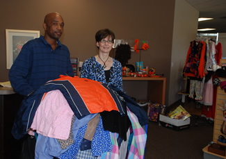 Jon Cross and Beth Brinkerhoff at Laketown Ministries